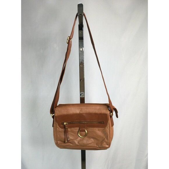Great American Leather Works Handbags - GREAT American Leather Works Crossbody Shoulder Bag Purse Handbag Tan Brown VGC